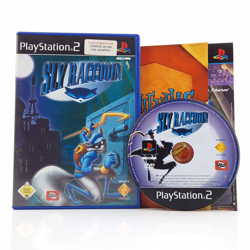 Playstation 2 Spiel : Sly Raccoon - CD Anleitung OVP / PAL Sony PS2