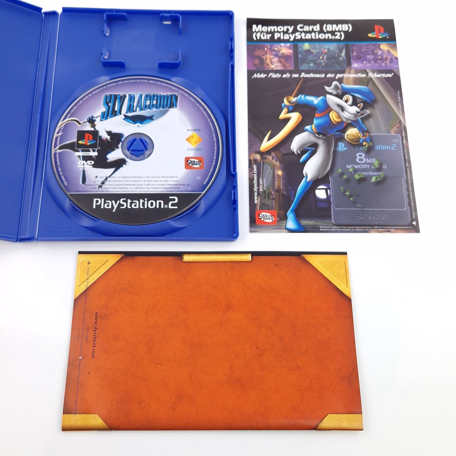 Playstation 2 Spiel : Sly Raccoon - CD Anleitung OVP / PAL Sony PS2