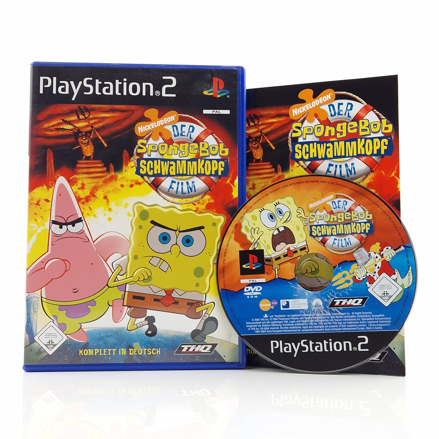 Playstation 2 Spiel : Der Spongebob Schwammkopf Film - CD Anleitung OVP PS2 PAL