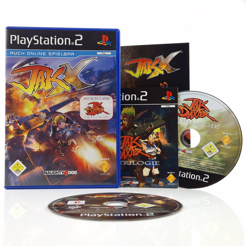 Playstation 2 Spiel : JAK X + Jak and Daxter Trilogie - CD Anleitung OVP PS2 PAL