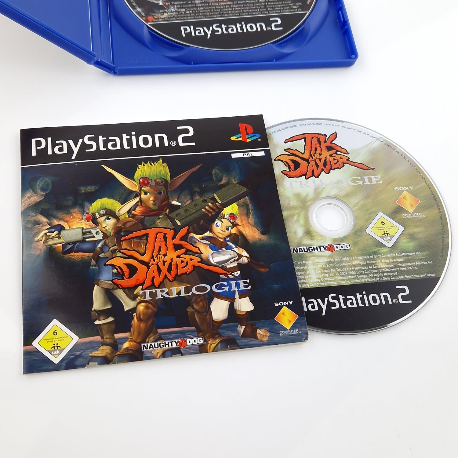 Playstation 2 Spiel : JAK X + Jak and Daxter Trilogie - CD Anleitung OVP PS2 PAL