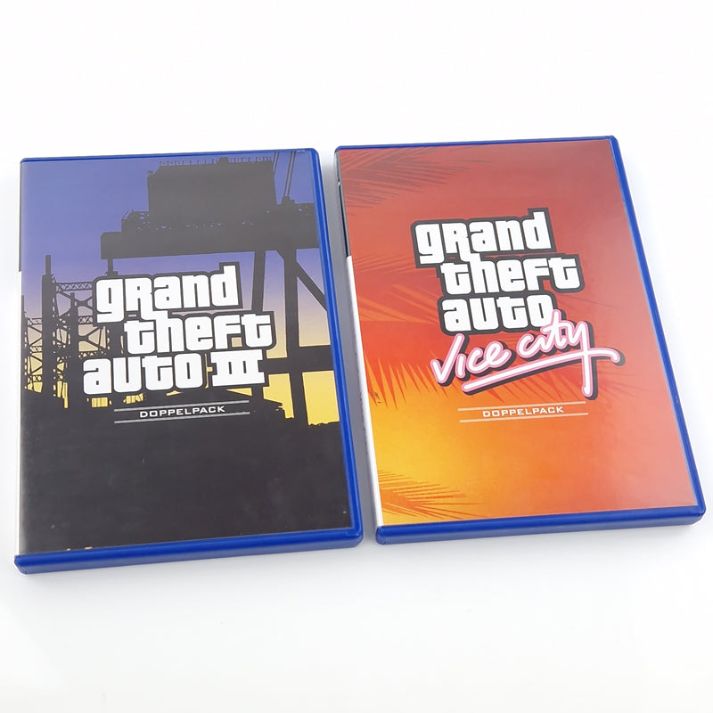 Playstation 2 Spiel : Grand Theft Auto Rockstar Games Doppelpack - PS2 OVP PAL