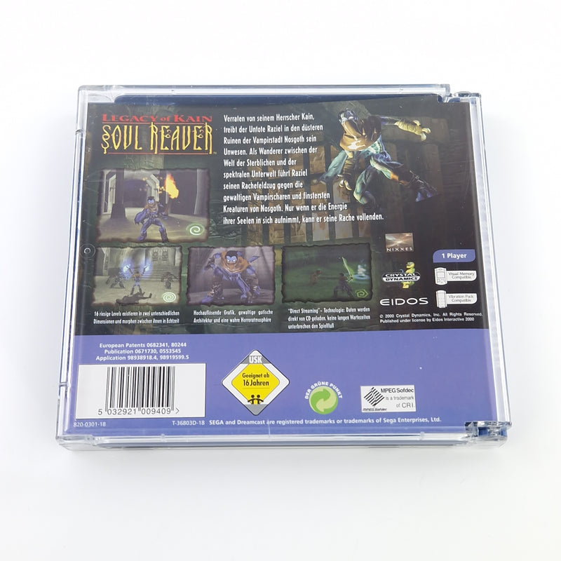 Sega Dreamcast Spiel : Legacy of Kain Soul Reaver - CD Disk Anleitung OVP / 3 DC