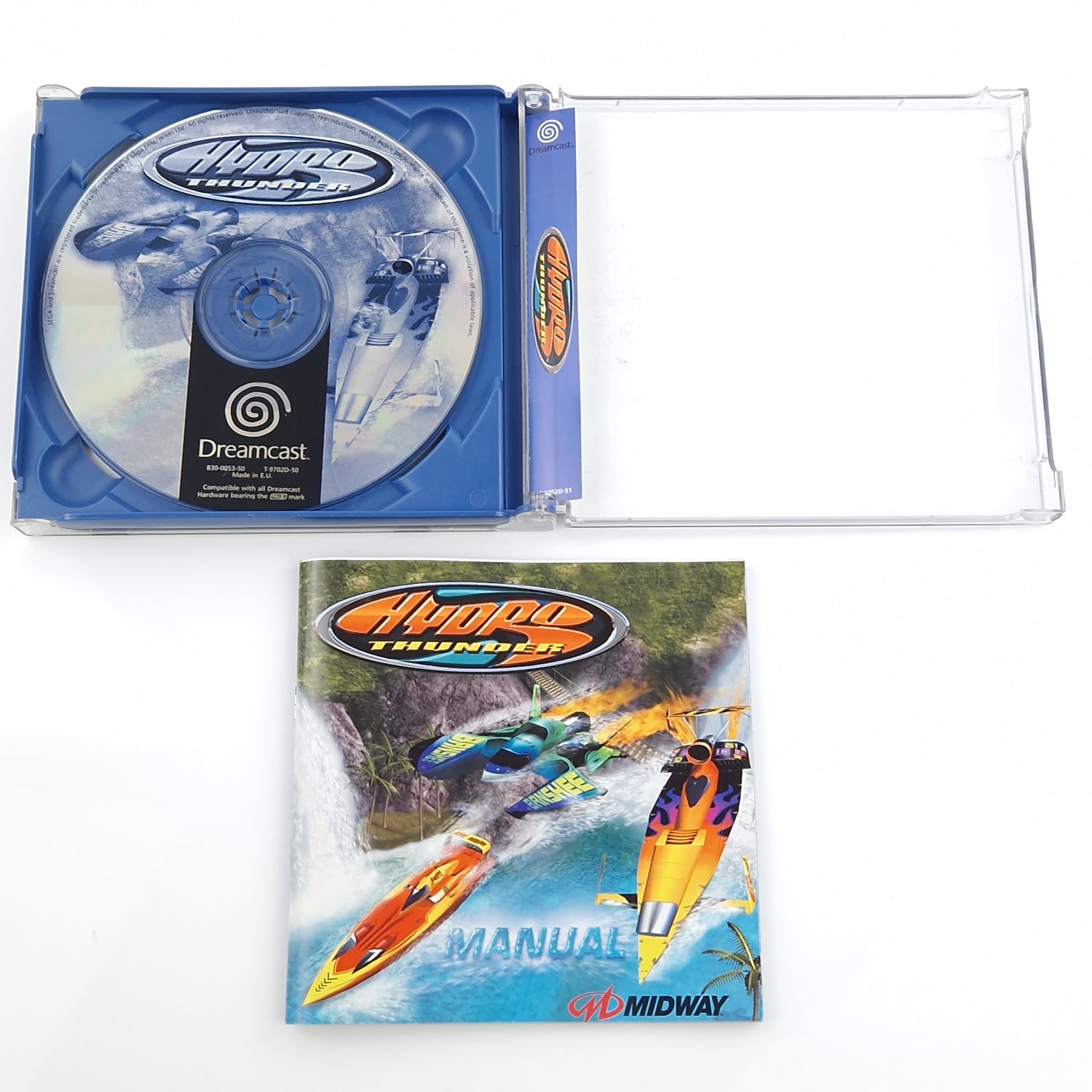 Sega Dreamcast Spiel : Hydro Thunder - CD Disk Anleitung OVP / DC Game 01