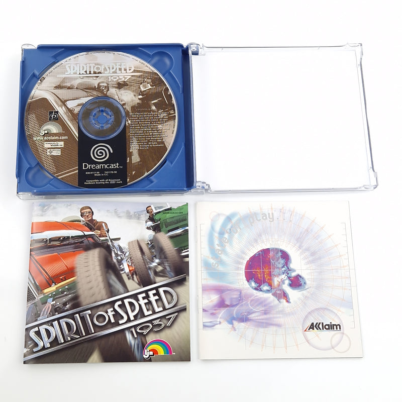 Sega Dreamcast Spiel : Spirit of Speed 1937 - CD Disk Anleitung OVP / DC Game 01