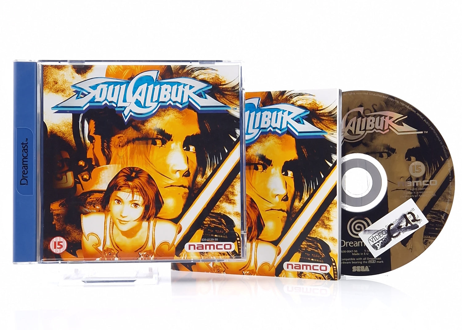 Sega Dreamcast Spiel : Soul Calibur - CD Disk Anleitung OVP / DC Game PAL