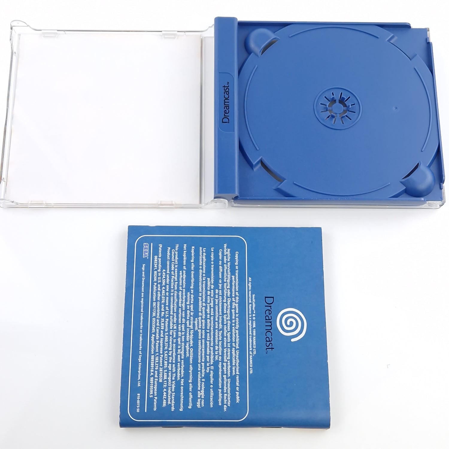 Sega Dreamcast Spiel : Soul Calibur - CD Disk Anleitung OVP / DC Game PAL