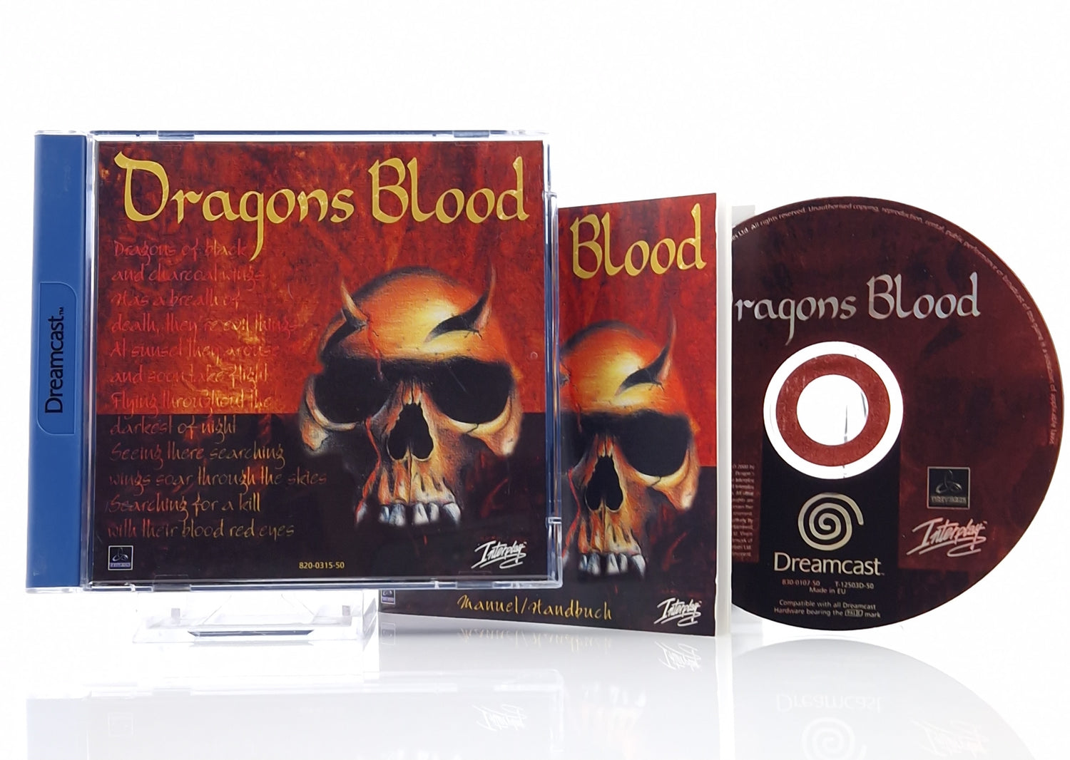 Sega Dreamcast Spiel : Dragons Blood - CD Disk Anleitung OVP / DC Game PAL