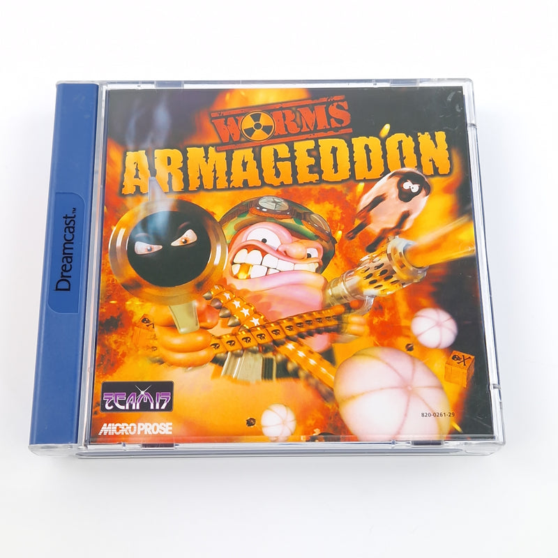 Sega Dreamcast Spiel : Worms Armageddon - CD Disk Anleitung OVP / DC Game PAL