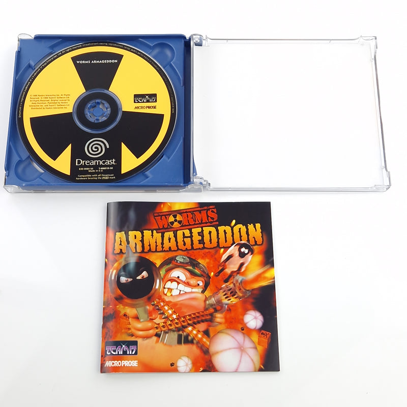 Sega Dreamcast Spiel : Worms Armageddon - CD Disk Anleitung OVP / DC Game PAL