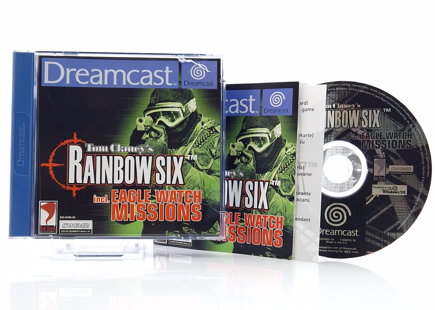 Sega Dreamcast Spiel : Tom Clancys Rainbow Six - CD Disk Anleitung OVP / DC PAL