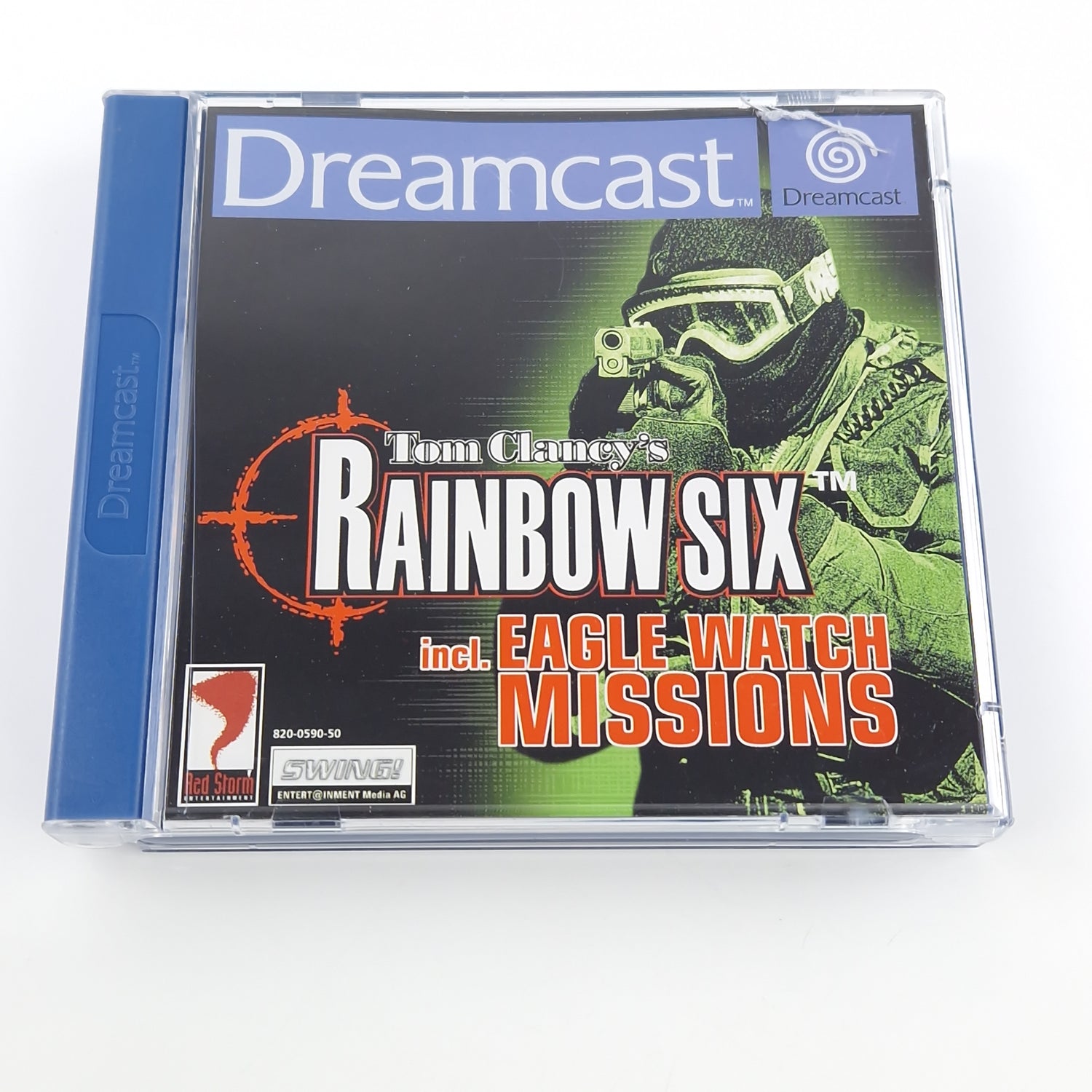 Sega Dreamcast Spiel : Tom Clancys Rainbow Six - CD Disk Anleitung OVP / DC PAL