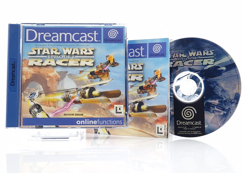 Sega Dreamcast Spiel : Star Wars Episode I Racer - CD Disk Anleitung OVP DC PAL