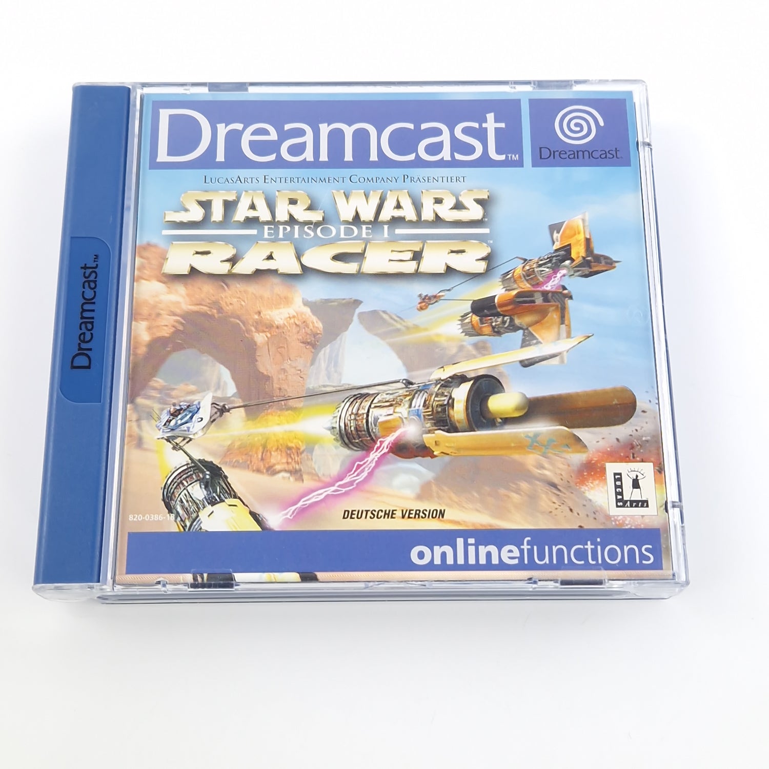 Sega Dreamcast Spiel : Star Wars Episode I Racer - CD Disk Anleitung OVP DC PAL