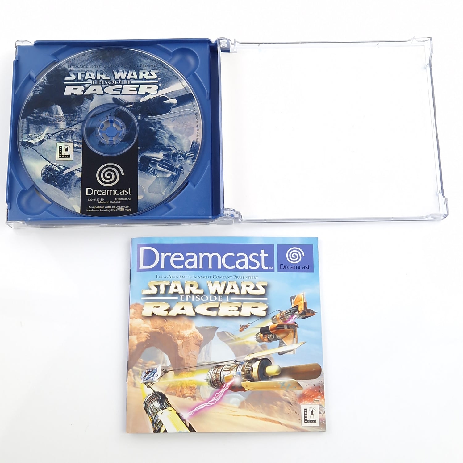 Sega Dreamcast Spiel : Star Wars Episode I Racer - CD Disk Anleitung OVP DC PAL