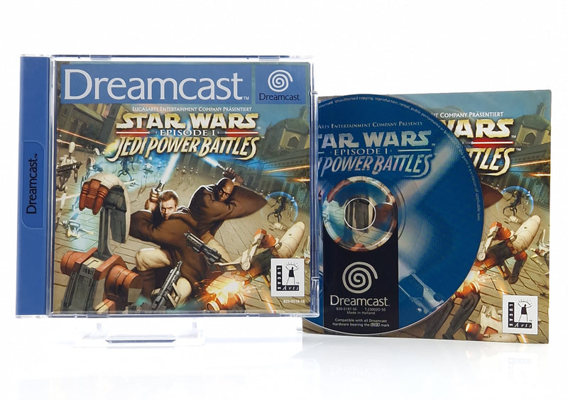 Sega Dreamcast Spiel : Star Wars Episode I Jedi Power Battles - DC OVP PAL 01