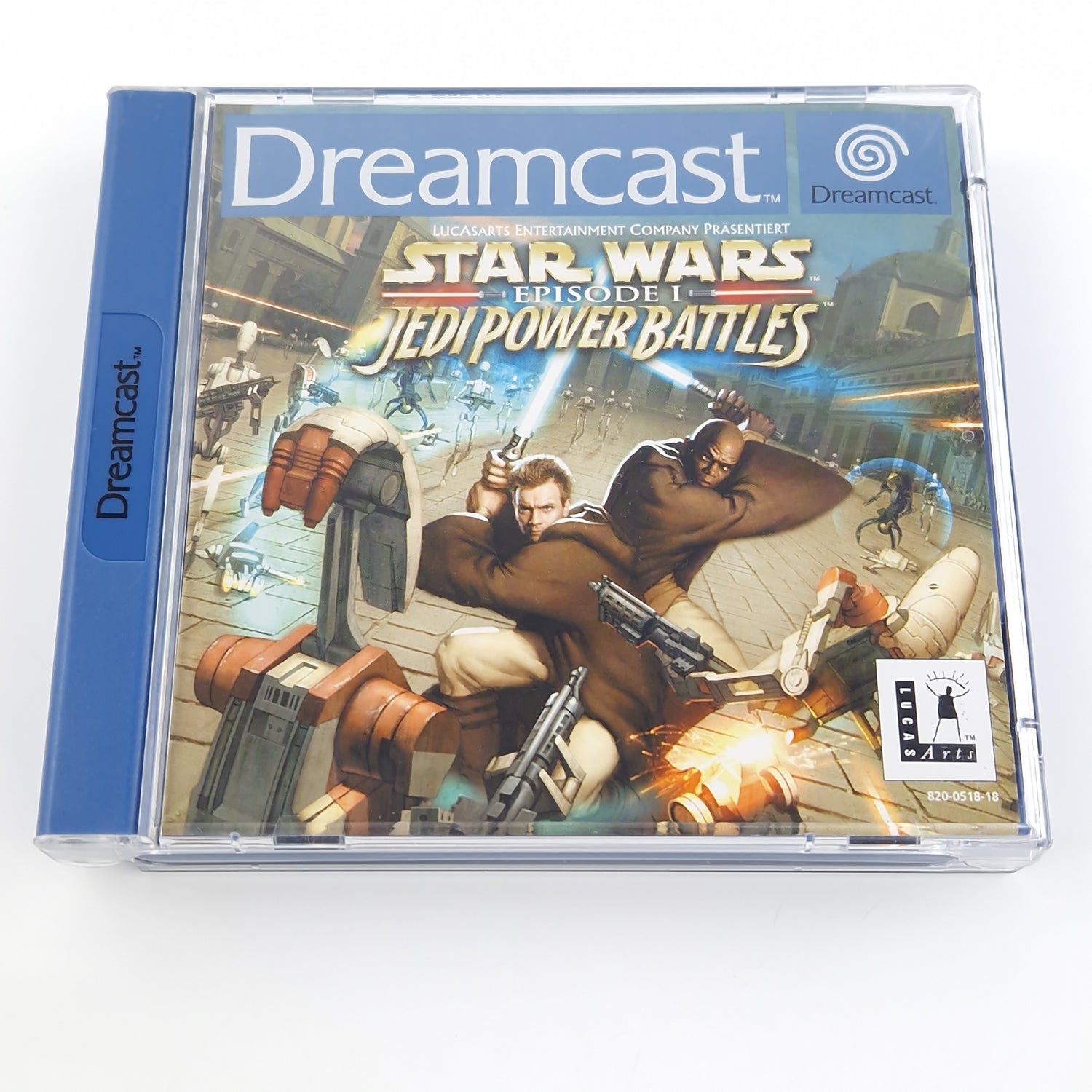 Sega Dreamcast Spiel : Star Wars Episode I Jedi Power Battles - DC OVP PAL 01