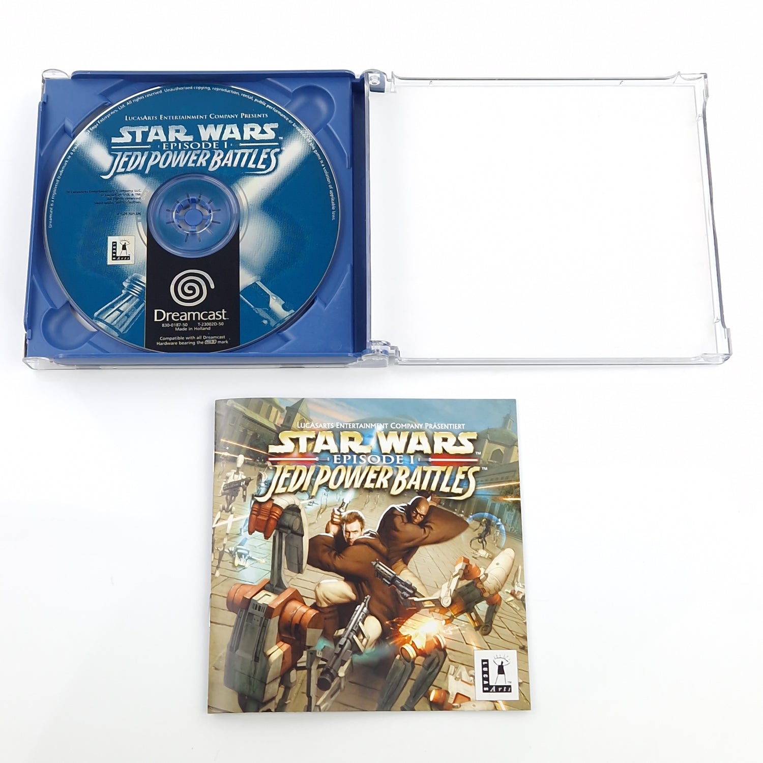 Sega Dreamcast Spiel : Star Wars Episode I Jedi Power Battles - DC OVP PAL 02