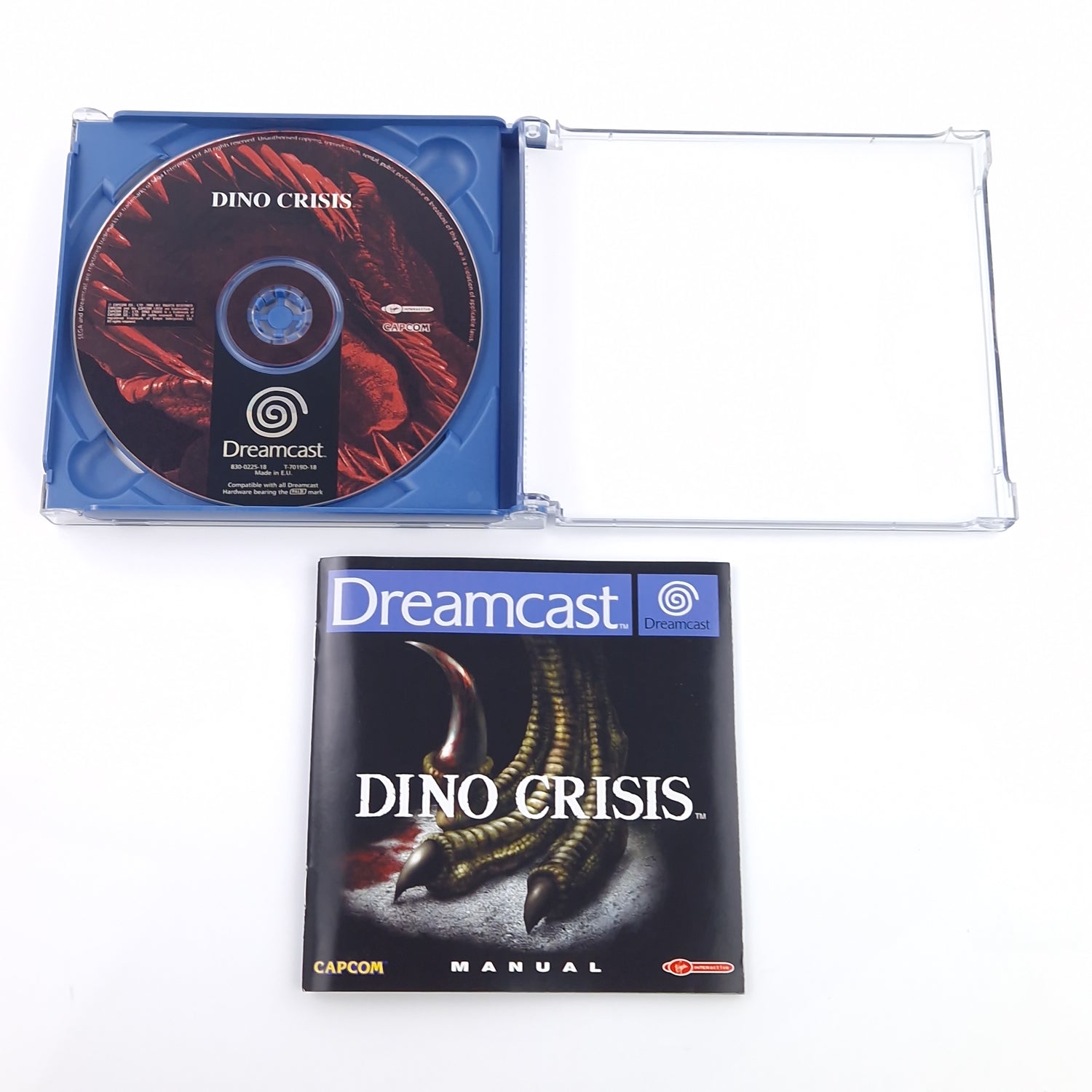 Sega Dreamcast Spiel : Dino Crisis - CD Anleitung OVP / DC PAL Capcom