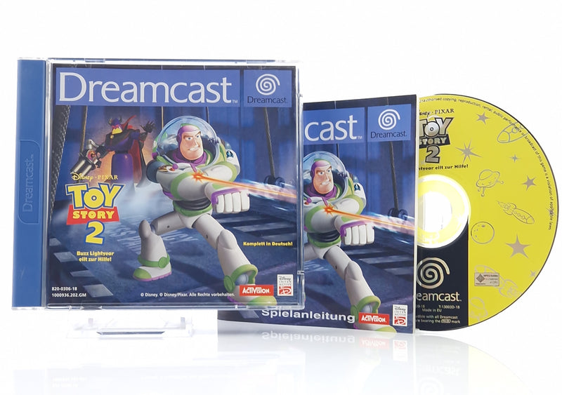 Sega Dreamcast Spiel : Disney Pixar Toy Story 2 Buzz Lightyear CD Anleitung OVP