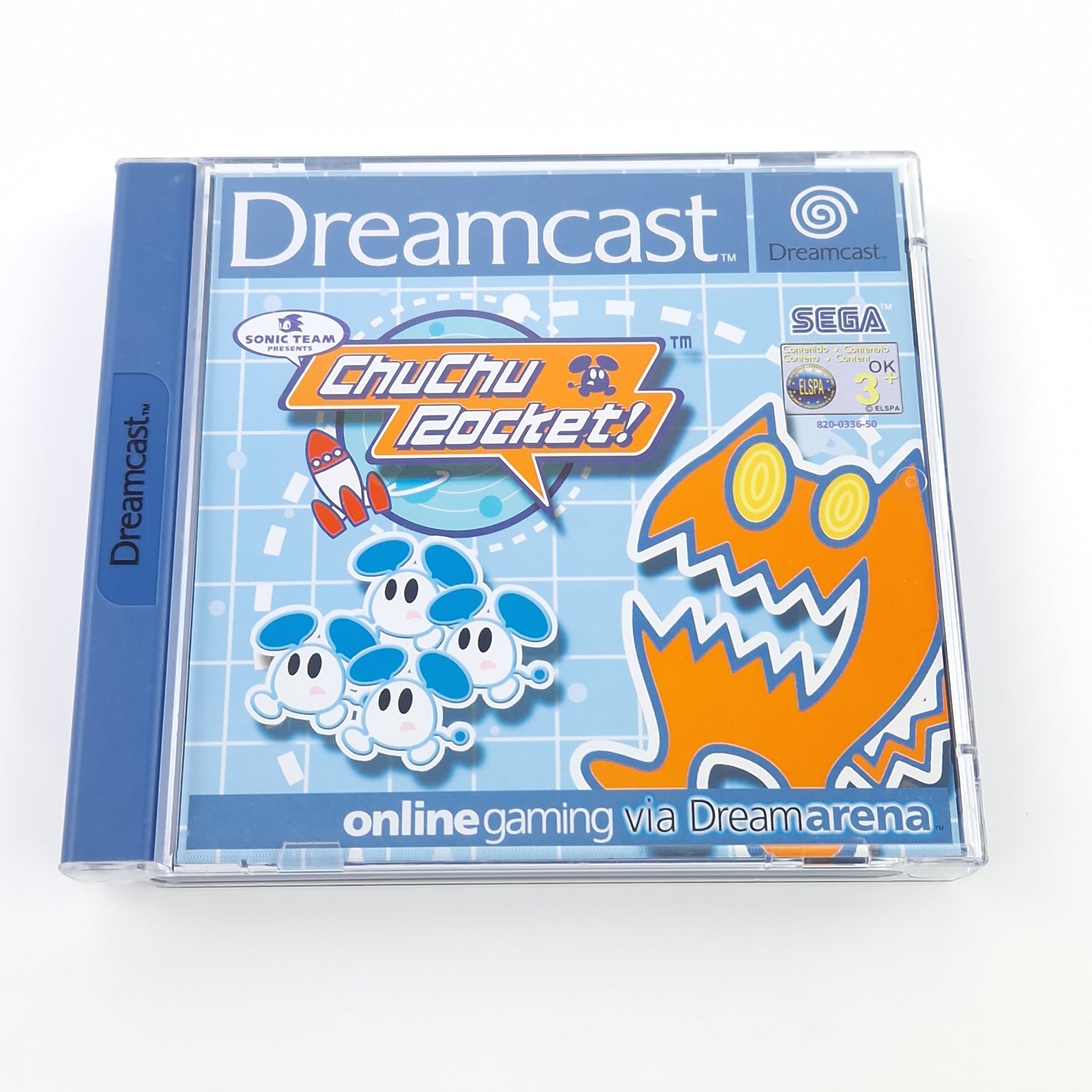 Sega Dreamcast Spiel : Chuchu Rocket ! - CD Anleitung OVP / DC PAL