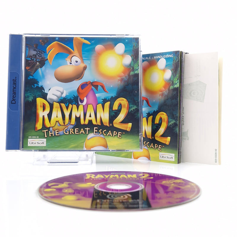 Sega Dreamcast Spiel : Rayman 2 The Great Escape - CD Anleitung OVP / DC PAL