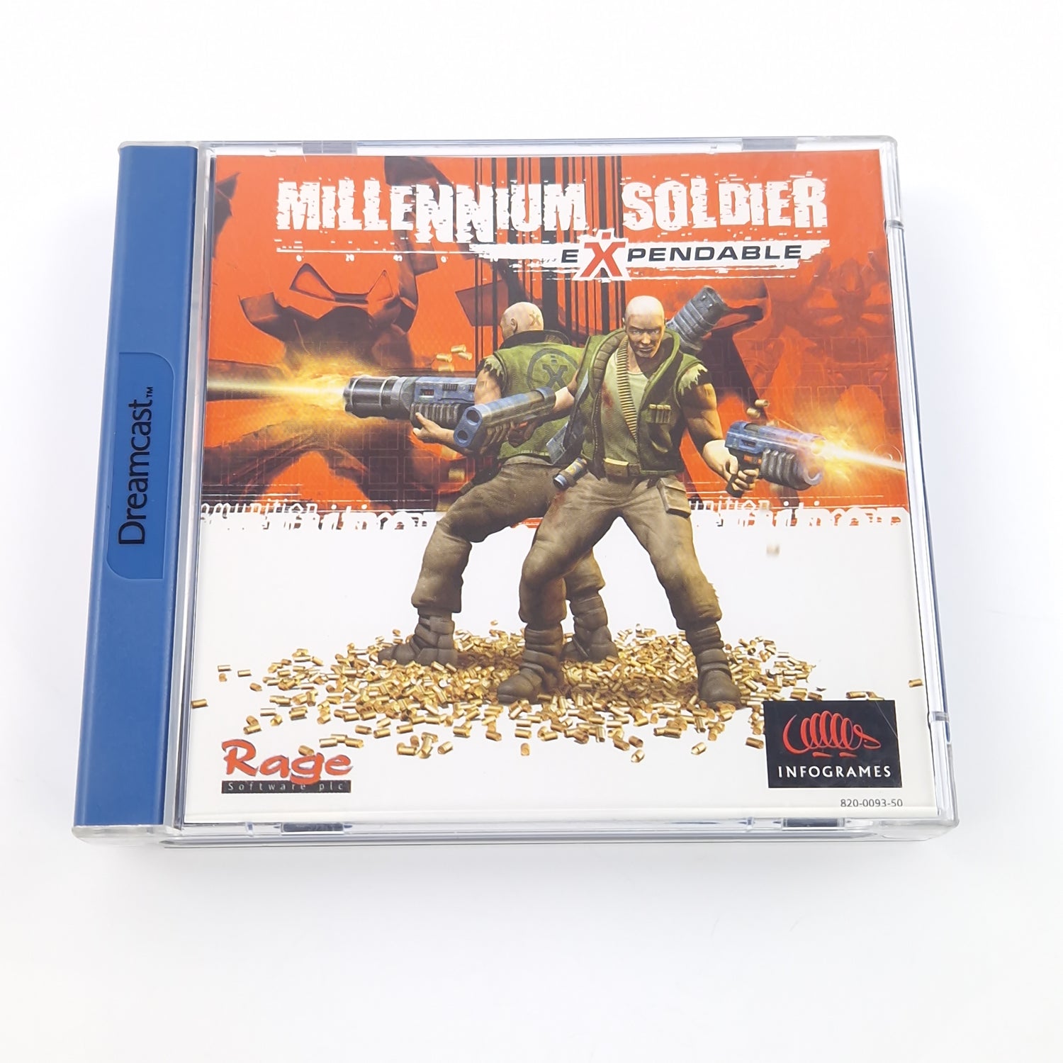 Sega Dreamcast Spiel : Millennium Soldier Expendable - CD Anleitung OVP / DC PAL