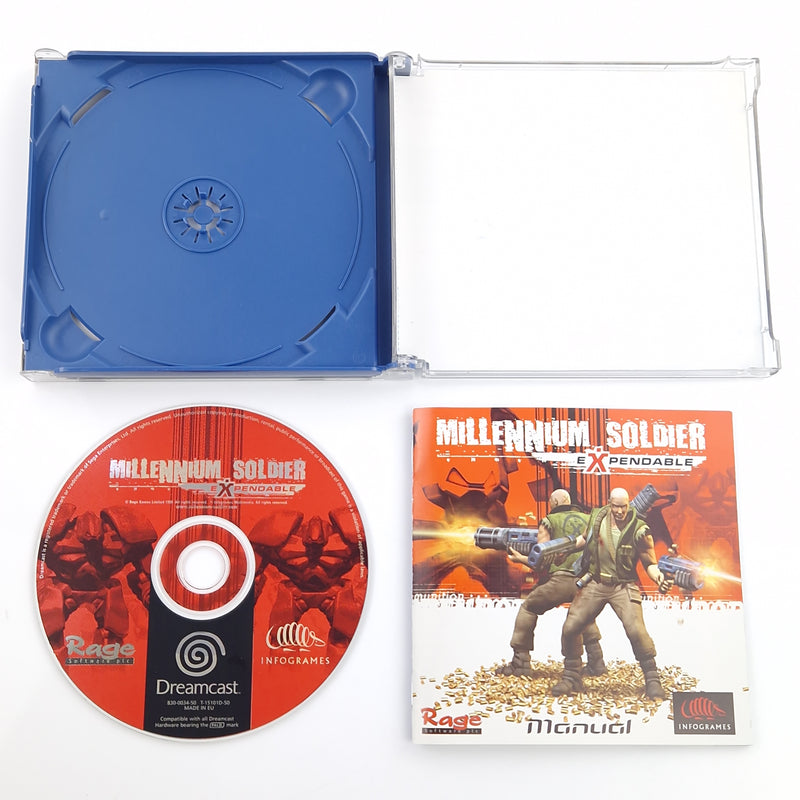 Sega Dreamcast Spiel : Millennium Soldier Expendable - CD Anleitung OVP / DC PAL