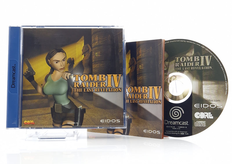 Sega Dreamcast Spiel : Tomb Raider IV The Last Revelation - CD Anleitung OVP DC