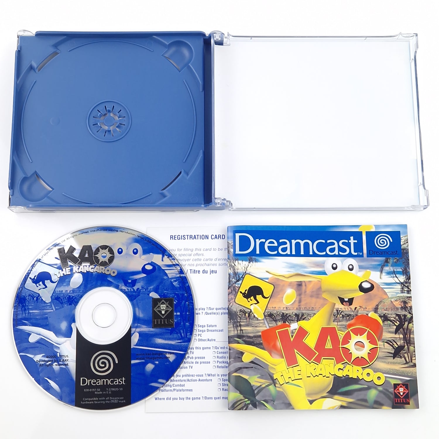 Sega Dreamcast Spiel : KAO The Kangaroo - CD Anleitung OVP / DC PAL