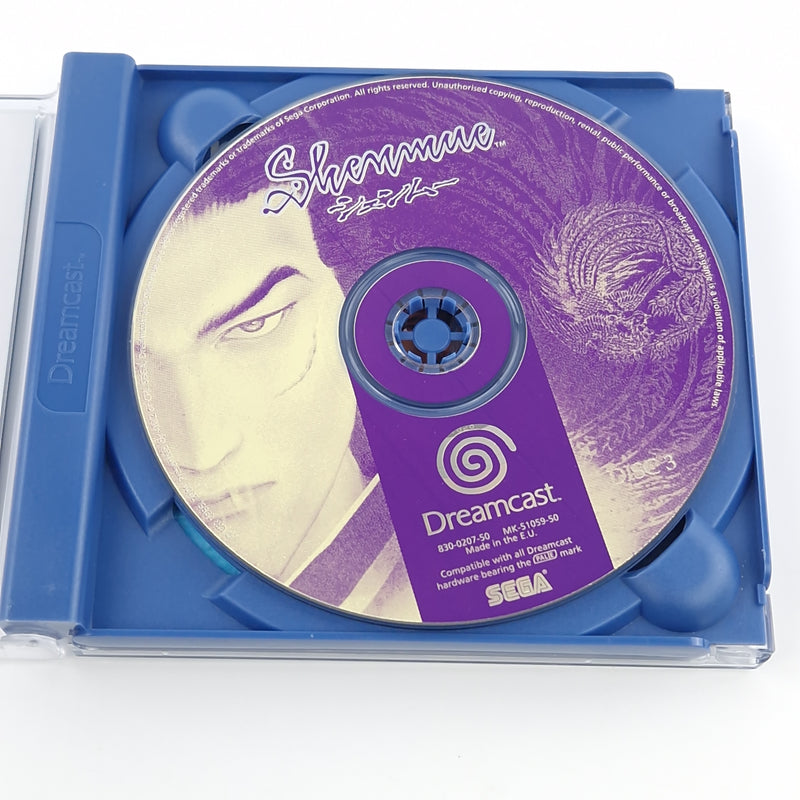 Sega Dreamcast Spiel : Shenmue - CD Anleitung OVP / DC PAL Akzeptabel