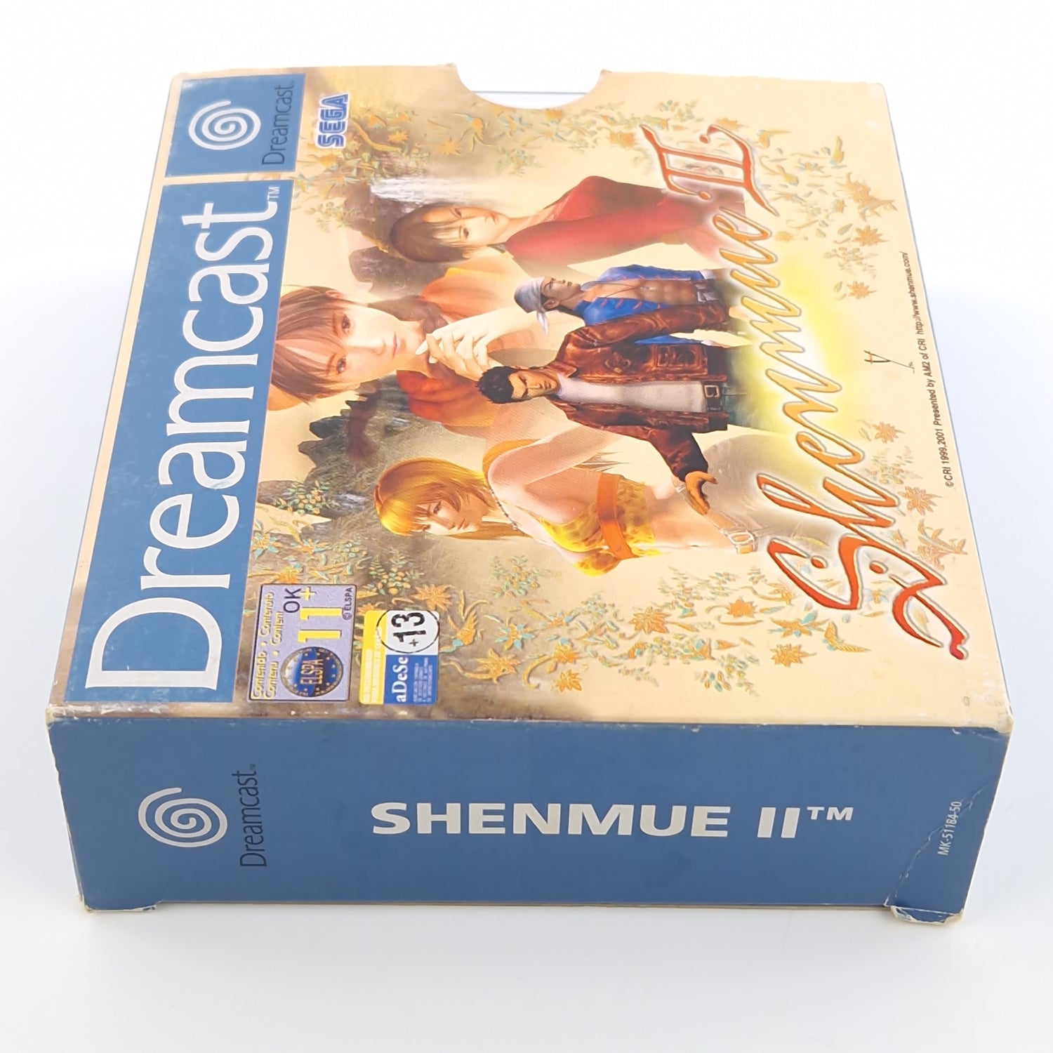 Sega Dreamcast Spiel : Shenmue II - NUR CD DISK I & II / unvollständig OVP PAL