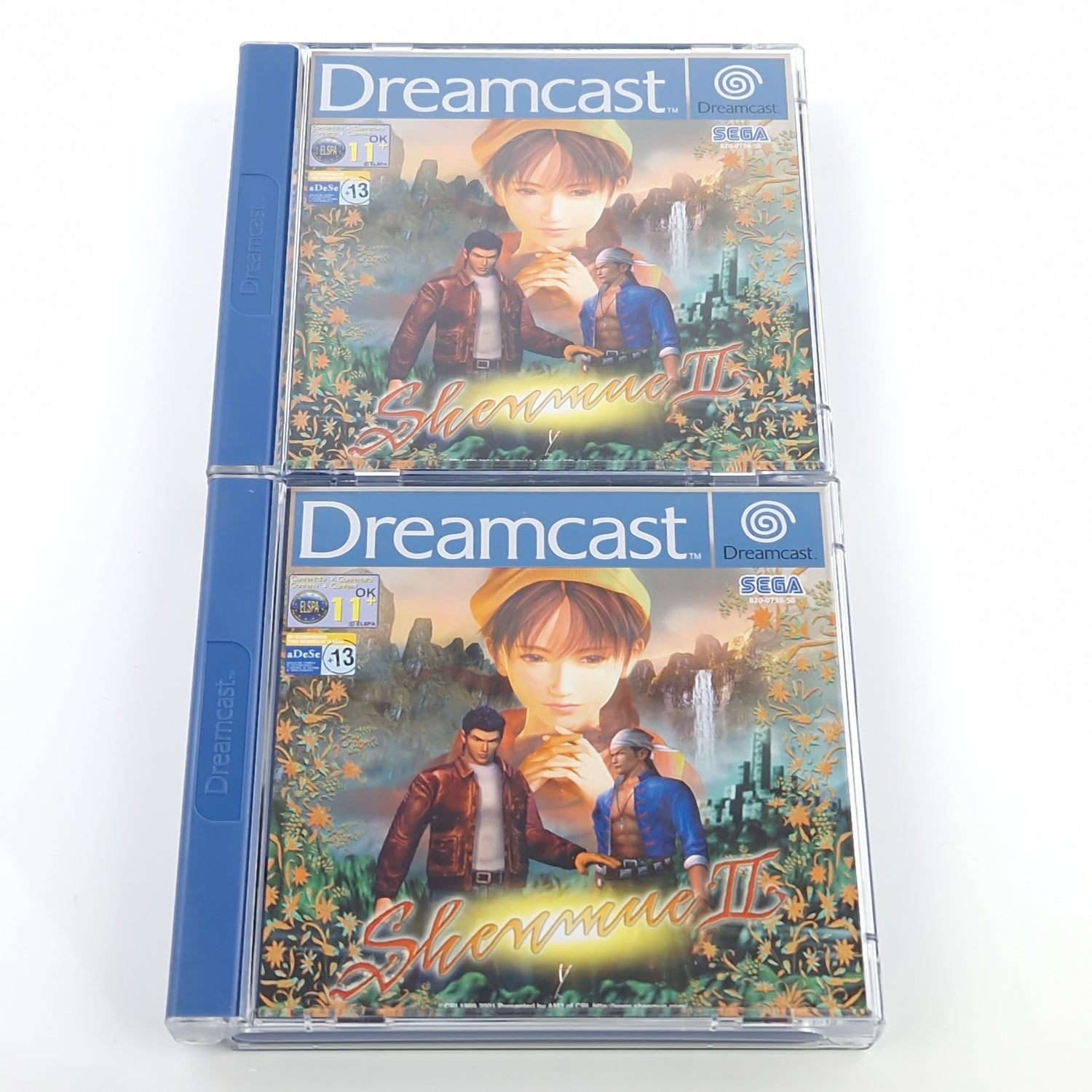 Sega Dreamcast Spiel : Shenmue II - NUR CD DISK I & II / unvollständig OVP PAL