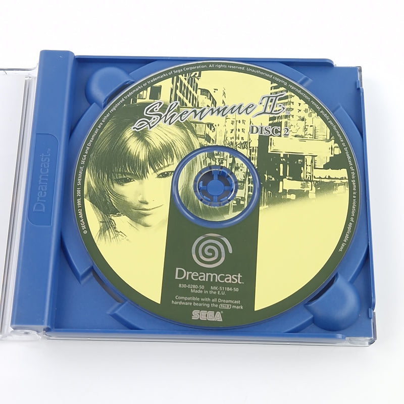 Sega Dreamcast Spiel : Shenmue II - NUR CD DISK I & II / unvollständig OVP PAL