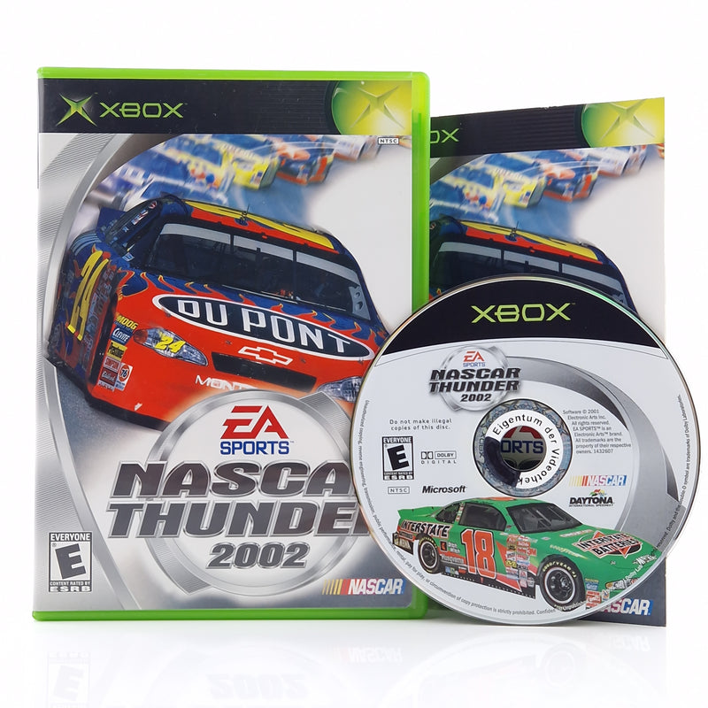 Xbox Classic Spiel : Nascar Thunder 2002 - CD Anleitung OVP / Microsoft USA Vers