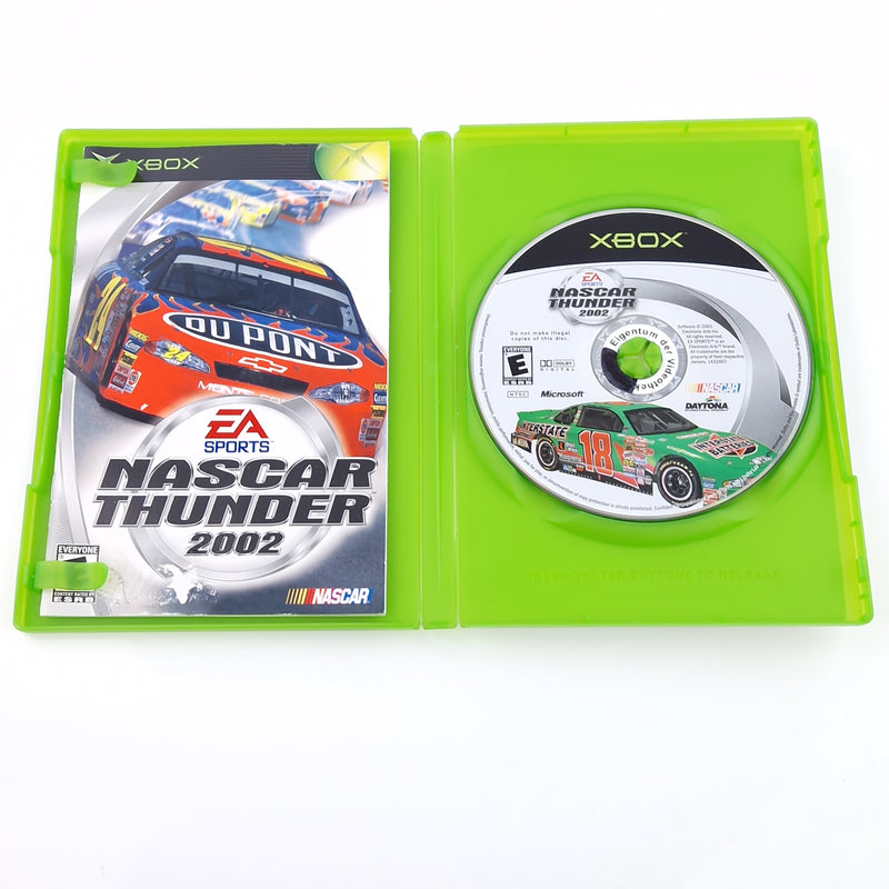 Xbox Classic Spiel : Nascar Thunder 2002 - CD Anleitung OVP / Microsoft USA Vers