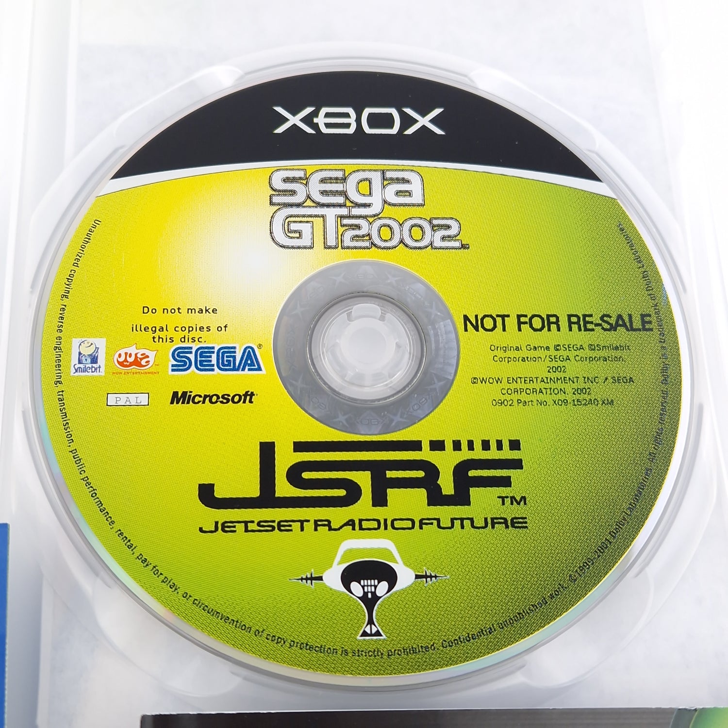 Xbox Classic Spiel : JSRF Jetset Radio Future - CD Disk Not for Resale