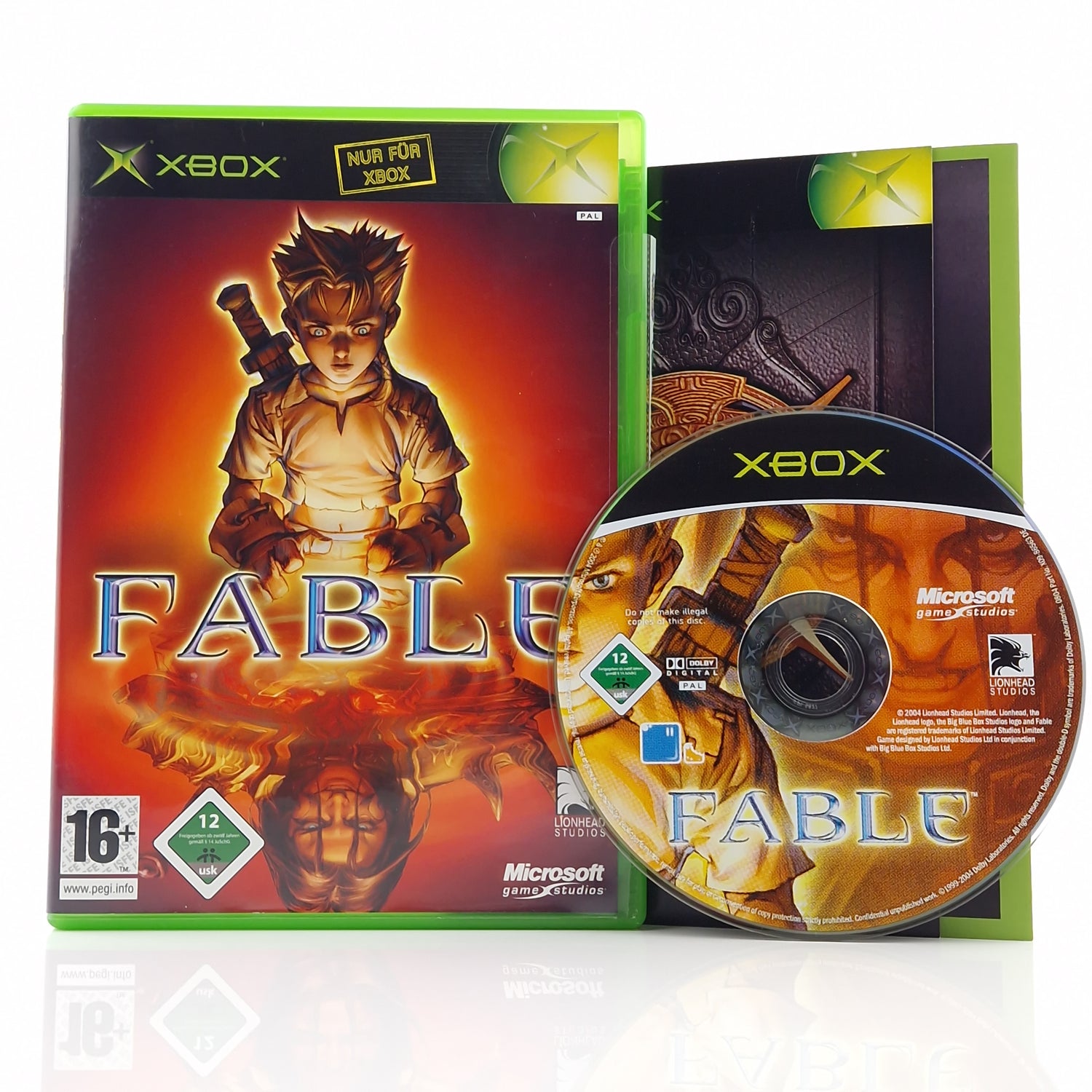 Xbox Classic Spiel : FABLE - CD Disk Anleitung OVP / Microsoft PAL Game