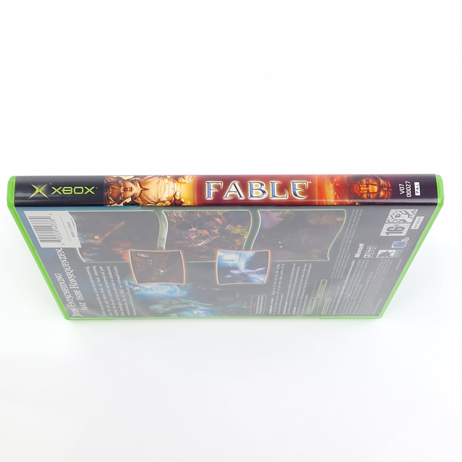 Xbox Classic Spiel : FABLE - CD Disk Anleitung OVP / Microsoft PAL Game