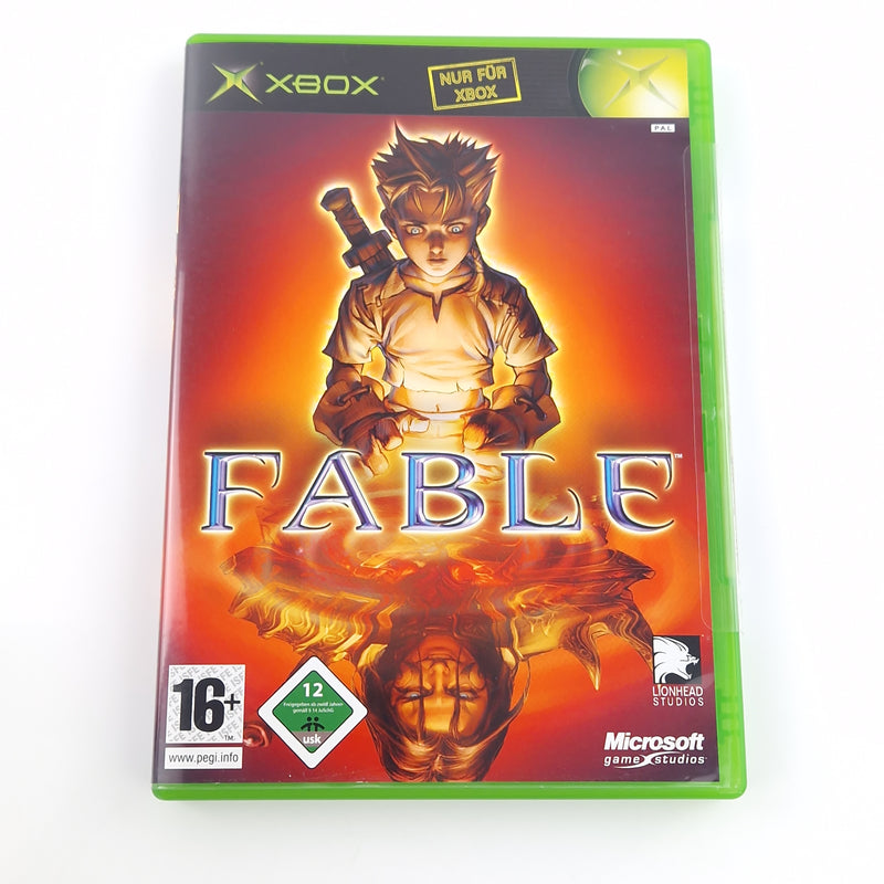 Xbox Classic Spiel : FABLE - CD Disk Anleitung OVP / Microsoft PAL Game