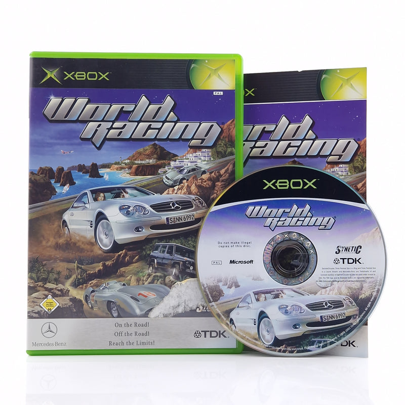 Xbox Classic Spiel : World Racing - CD Disk Anleitung OVP Microsoft Autorennen