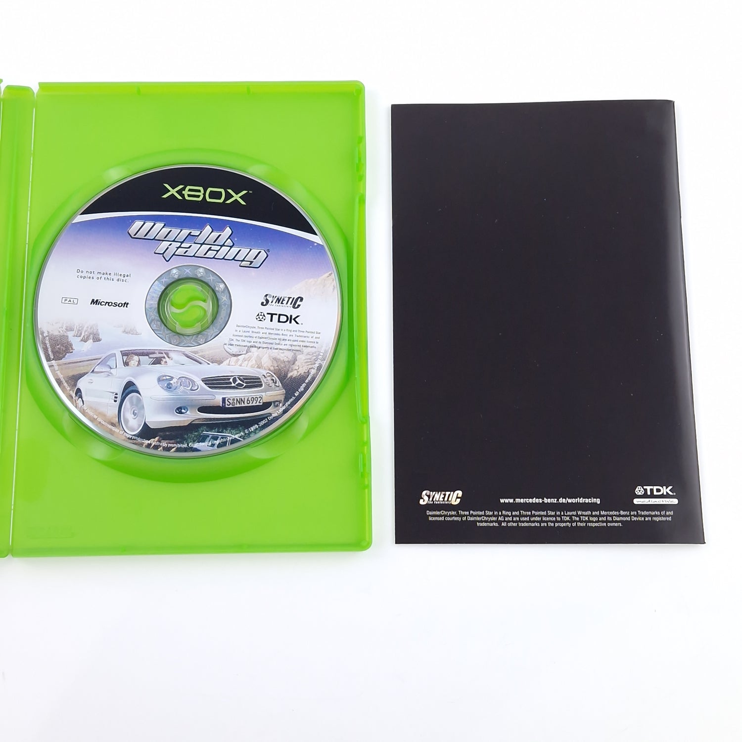 Xbox Classic Spiel : World Racing - CD Disk Anleitung OVP Microsoft Autorennen