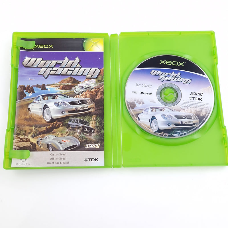 Xbox Classic Spiel : World Racing - CD Disk Anleitung OVP Microsoft Autorennen