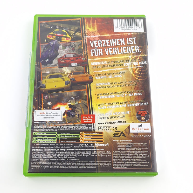 Xbox Classic Spiel : Burnout Revenge - CD Disk Anleitung OVP Microsoft