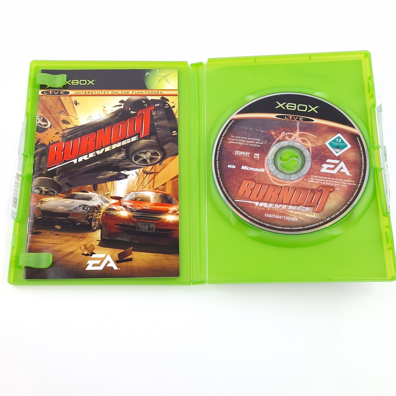 Xbox Classic Spiel : Burnout Revenge - CD Disk Anleitung OVP Microsoft