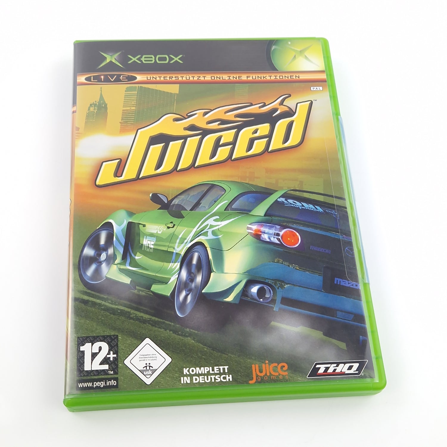 Xbox Classic Spiel : Juiced - CD Disk Anleitung OVP Microsoft Autorennen