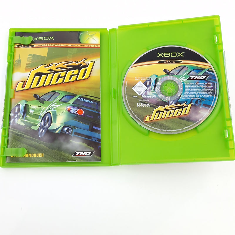 Xbox Classic Spiel : Juiced - CD Disk Anleitung OVP Microsoft Autorennen