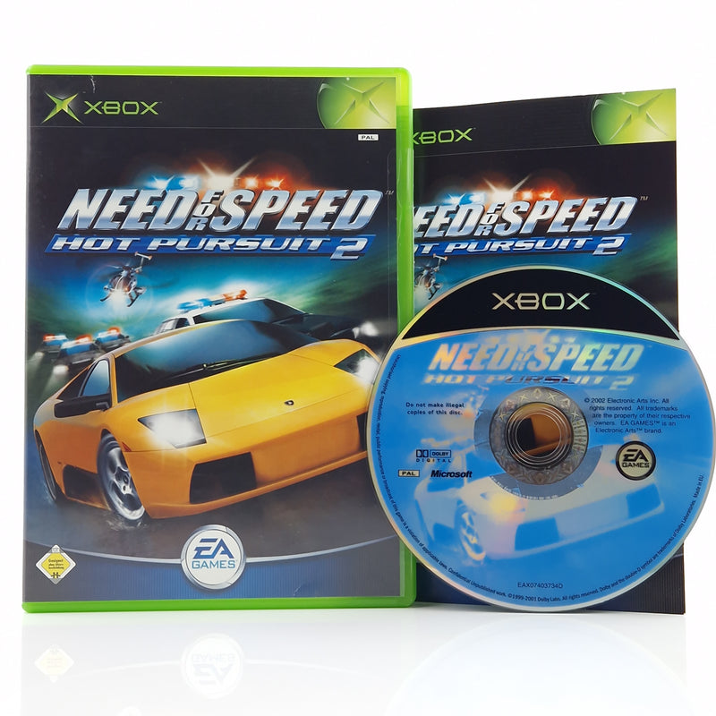 Xbox Classic Spiel : Need for Speed Hot Pursuit 2 - CD Disk Anleitung OVP