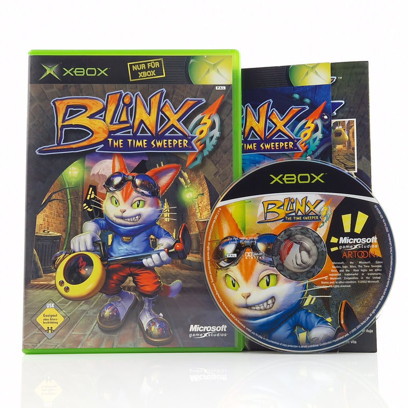 Xbox Classic Spiel : Blinx The Time Sweeper - CD Disk Anleitung OVP