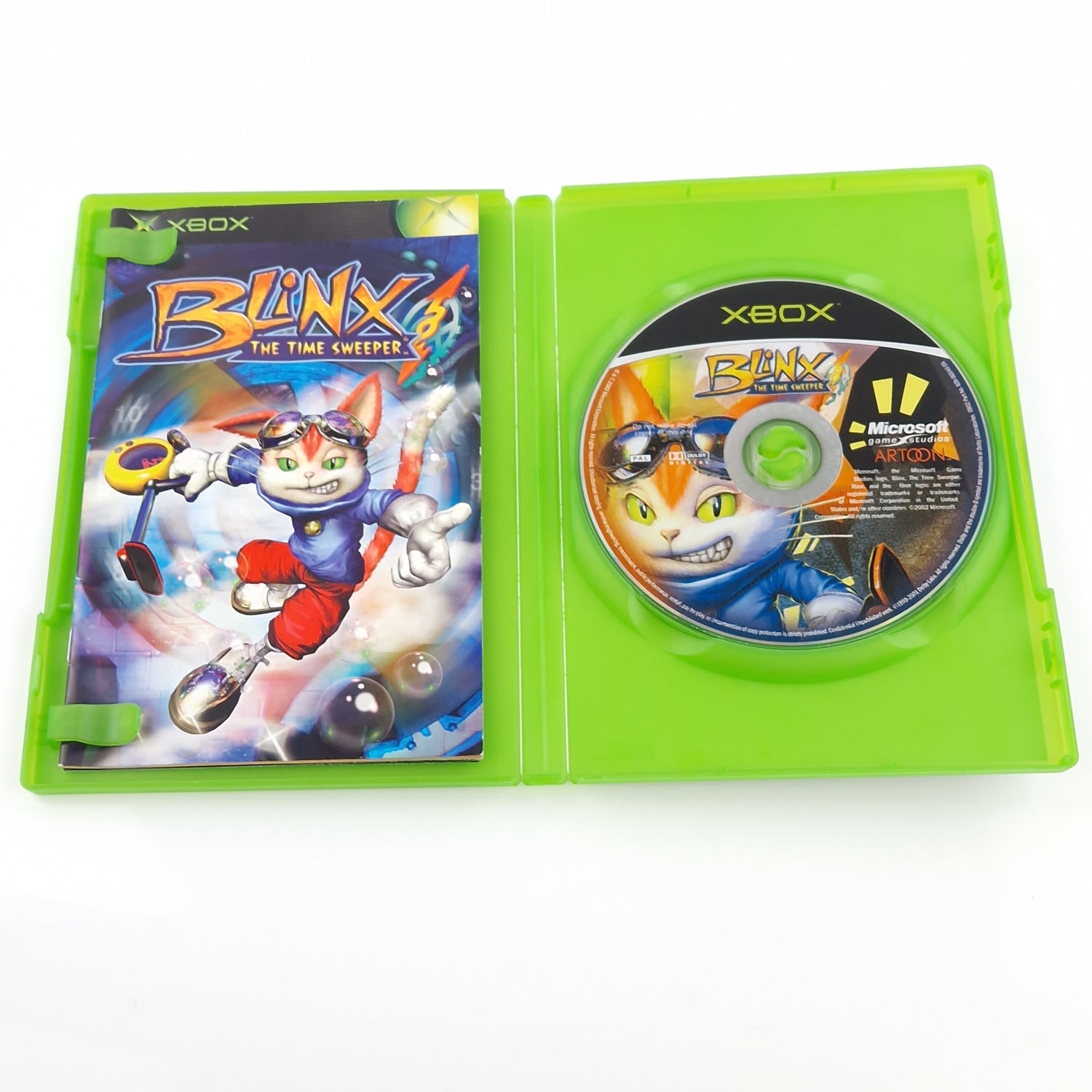 Xbox Classic Spiel : Blinx The Time Sweeper - CD Disk Anleitung OVP